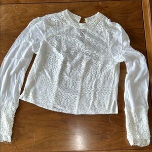 Sheer & Lace Women's Top